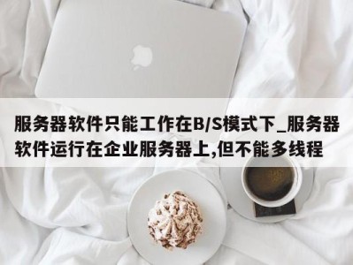 乌鲁木齐服务器软件只能工作在B/S模式下_服务器软件运行在企业服务器上,但不能多线程 